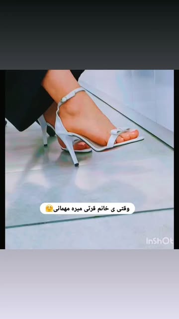 صندل پاشنه دار ده سانت سفید زنانه